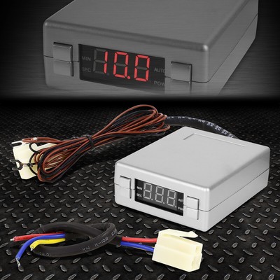 ПРОГРАММИРУЕМЫЙ СВЕТОДИОДНЫЙ ЦИФРОВОЙ ДИСПЛЕЙ В КОРОБЧАТОМ СТИЛЕ С ТУРБОТАЙМЕРОМ ОХЛАЖДЕНИЯ НА ХОЛОСТОМ ХОДУ СЕРЕБРИСТЫЙ