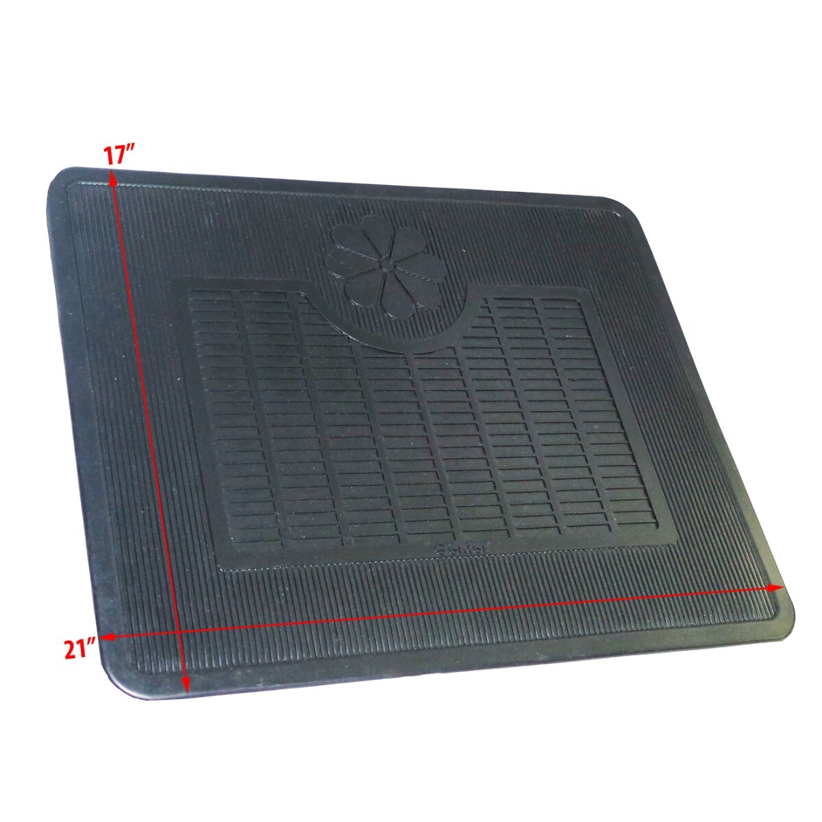 New Black Rubber Floor Footmat Unit Morris Minor Austin Car 