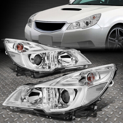 ДЛЯ 10-14 OUTBACK LEGACY ХРОМИРОВАННЫЙ КОРПУС С ПРОЗРАЧНЫМИ УГЛОВЫМИ ЛАМПАМИ ПРОЕКТОРА