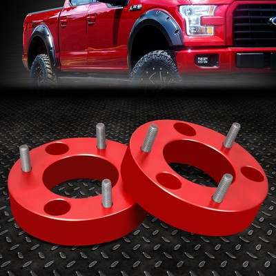 Для 04-17 Ford F150 2WD 4WD Красный 2 Передних Верхних крепления Комплекта выравнивающего подъемника Распорка
