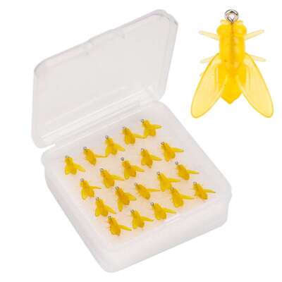 20Pcs/Box Fly Fishing Lure Nymph Dry Flies Bionic Bait Fly Trout Fishing Lures