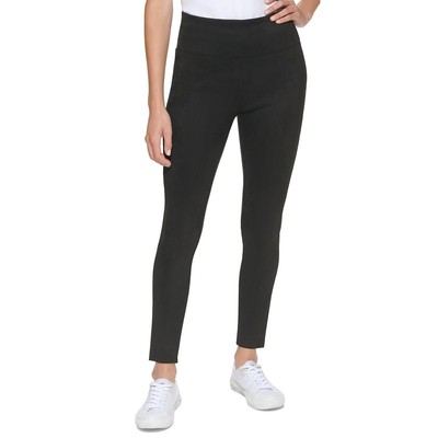 

Женские модные брюки из искусственной замши Calvin Klein с высокой посадкой BHFO 5345, Черный
