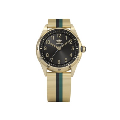 Wristwatch ADIDAS STYLE CODE FOUR AOSY22526 Stainless Steel Golden Black