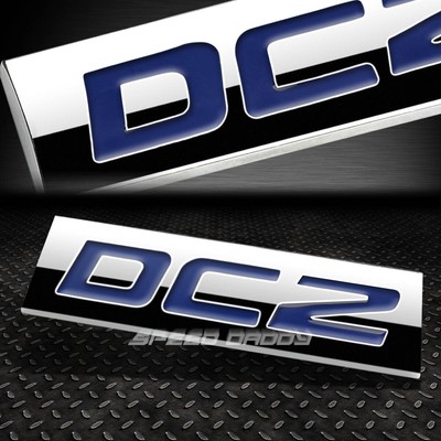 МЕТАЛЛИЧЕСКАЯ РЕШЕТКА БАГАЖНИКА, ЭМБЛЕМА, НАКЛЕЙКА С ЛОГОТИПОМ, ЗНАЧОК С ОТДЕЛКОЙ, ПОЛИРОВАННАЯ СИНЯЯ НАДПИСЬ DC2