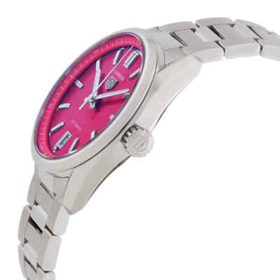 Pre-owned Tag Heuer Carrera Automatic Vivid Pink Dial Unisex Watch Wbn2313.ba0001