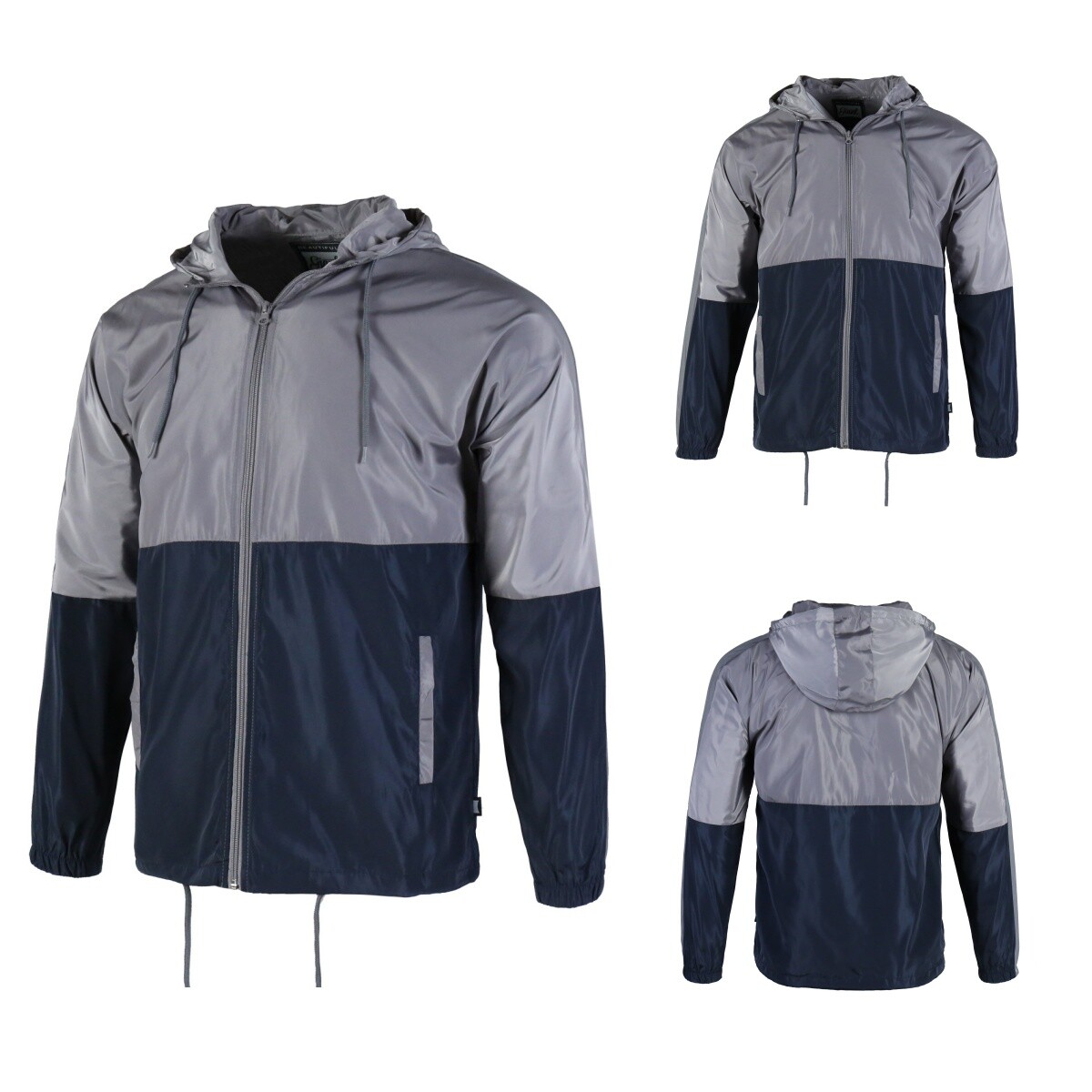 Men's Hoodie Full Zip Lightweight Windbreaker Outwear Sports