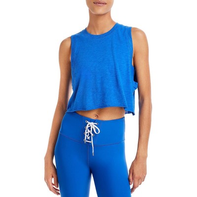 Женская майка для йоги Aqua Womens Blue Modal Blend Performance Tank Top Athletic XS BHFO 2212