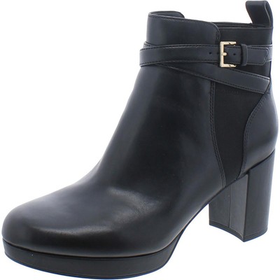 Женские ботильоны Vionic Nella из черной кожи Boots 5 Medium (B,M) BHFO 5618