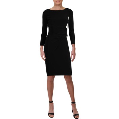 Lauren Ralph Lauren Женское вечернее платье Lailana B/W с двухцветными рюшами 6 BHFO 3027