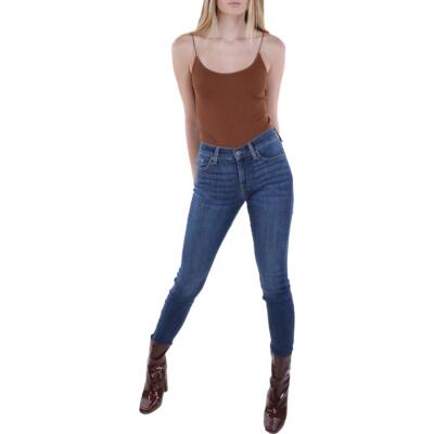 7 For All Mankind Женские джинсы-скинни Gwenevere Blue со средней посадкой по щиколотку 24 BHFO 2781
