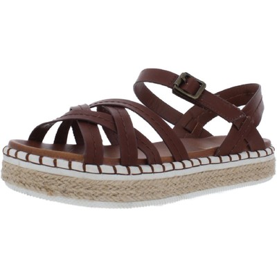 

Сандалии на платформе Mia Kids Girls Jacie Brown 2 Medium (B,M) Little Kid BHFO 5303, Cognac