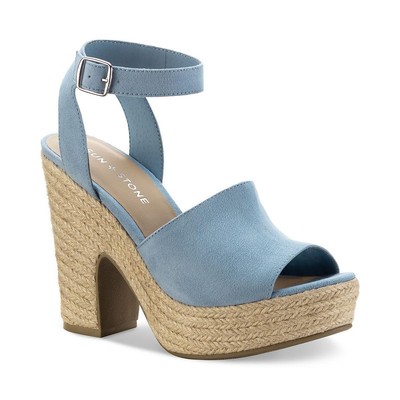 

Женские туфли Sun + Stone Fey Blue из искусственной замши 8 Medium (B,M) BHFO 0716, Light blue mc