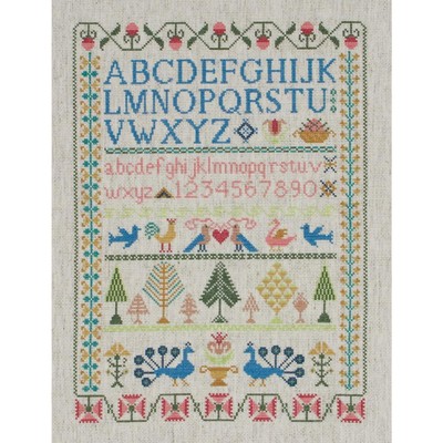 Anchor counted cross stitch kit ''Victorian Sampler'', 44,5x34,5cm, DIY