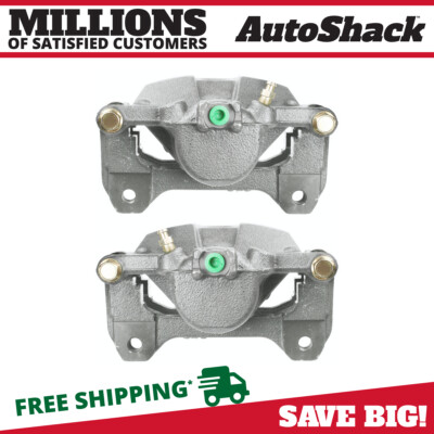 Front Brake Calipers w/ Bracket Pair 2 for Acura RSX Honda S2000 2006-2011 Civic