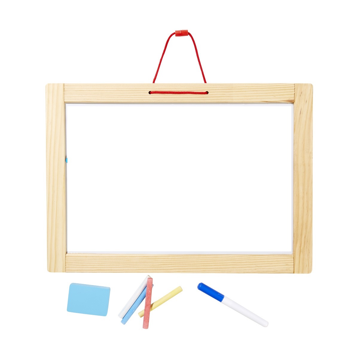 Lavagna Bianca Magnetica Con Cornice In Legno Per Bambini Pennarello Colori dfh