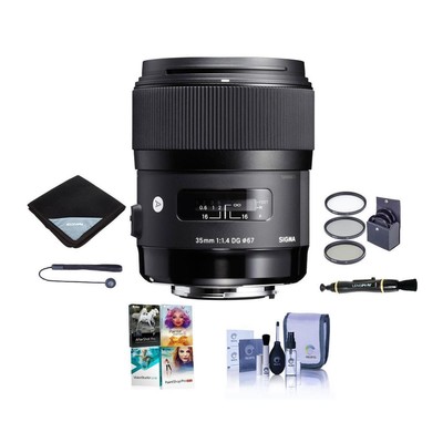 Sigma 35mm f/1.4 DG HSM ART Lens for Canon EF with Free PC Software  Acc Kit
