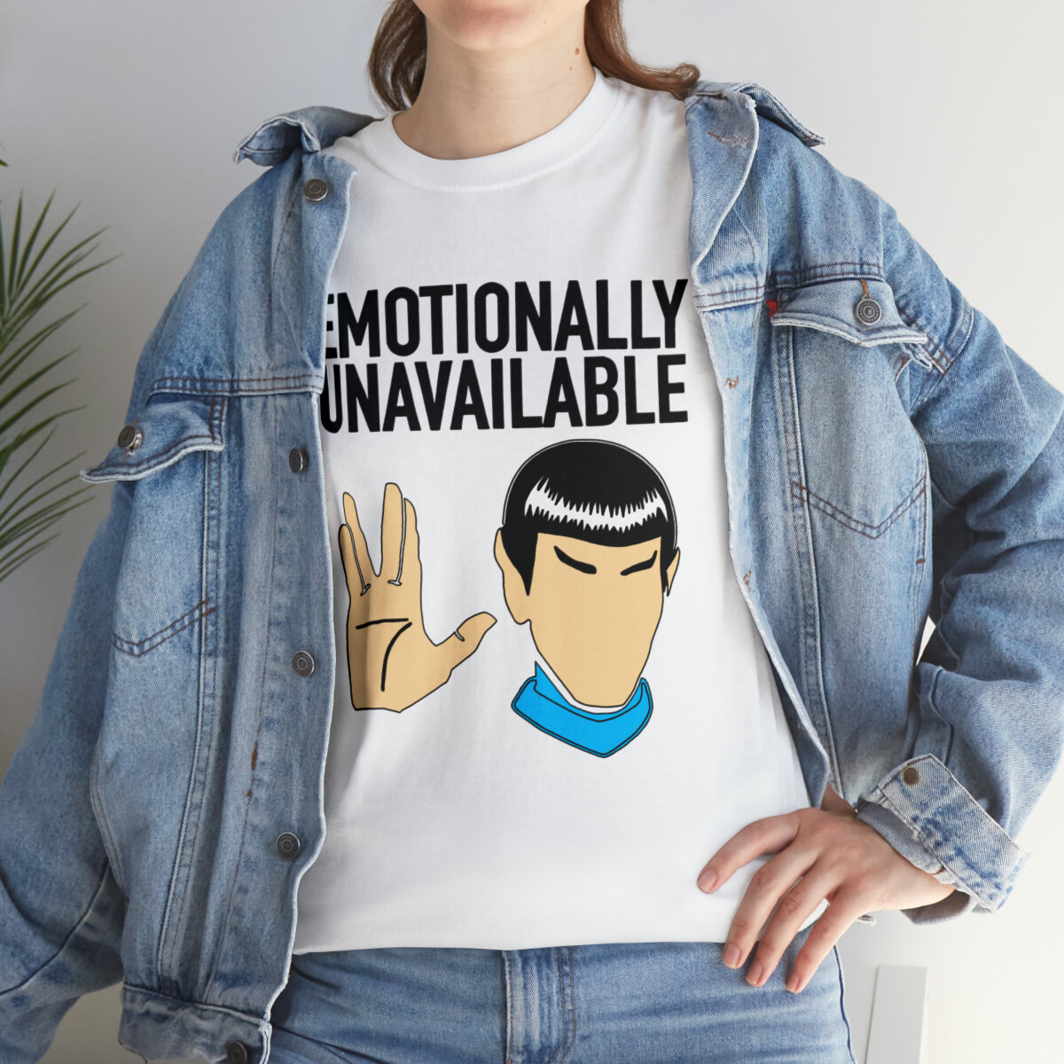 ■EMOTIONALLY UNAVAILABLE■Printed T-Shirt★送料関税込み★ Emotionally Unavailable | Unisex | Heavy Cotton | T-Shirt