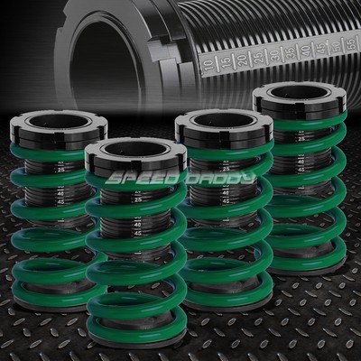 ДЛЯ 01-05 CIVIC EM ESGREEN 1-3РЕГУЛИРУЕМАЯ ПРУЖИНА ОПУСКАНИЯ ПОДВЕСКИ COILOVER