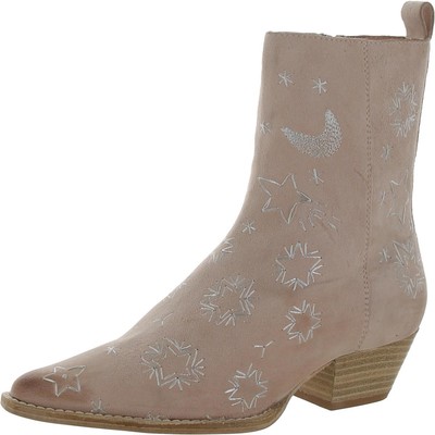 Free People Womens Pink Cowboy, Western Boots Shoes 38.5 Medium (B,M) BHFO 9262