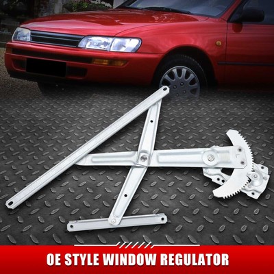 ДЛЯ 88-92 TOYOTA COROLLA СЕДАН УНИВЕРСАЛ ПЕРЕДНИЙ ЛЕВЫЙ РУЧНОЙ СТЕКЛОПОДЪЕМНИК