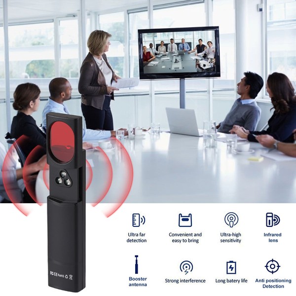 Anti-Spy RF Signal Detector Hidden Camera GSM Audio Bug Finder Tracker Scanner - Image 4