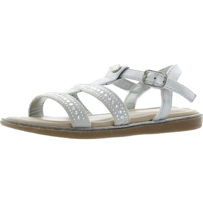 

Kenneth Cole Reaction Girls Серебряный ремешок на щиколотке 13 Medium (B,M) Little Kid 1678, KCR184