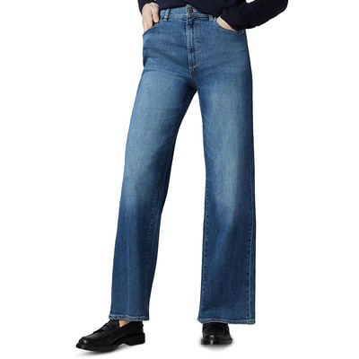 

DL1961 Женские джинсы Hepburn Denim с высокой посадкой в винтажном стиле с широкими штанинами BHFO 2685, Maritime, Hepburn
