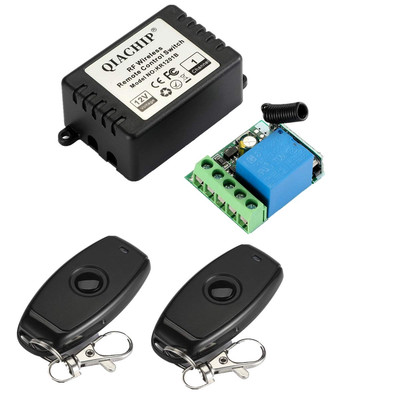 DC 12V 1CH 433Mhz RF Wireless Relay Remote Control Light Momentary Switch Transm