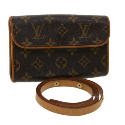 【FIRE】3-801 LOUIS VUITTON ルイ・ヴィトン　ミュル Key Pouch Bicolour Monogram Empreinte Leather - Wallets and