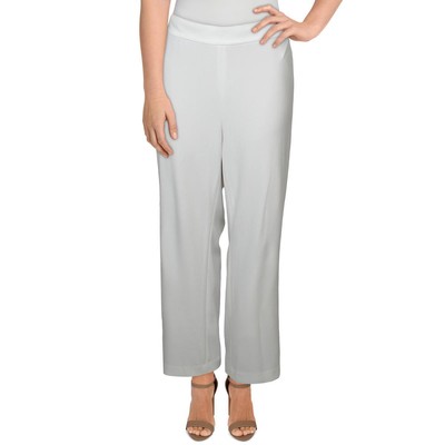Женские белые эластичные брюки-капри в деловом стиле Kasper Womens Plus 16W BHFO 1231