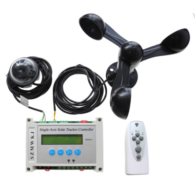 Complete Single/Dual Axis Solar Tracker Controller &Anemometer &Light Sensor Kit