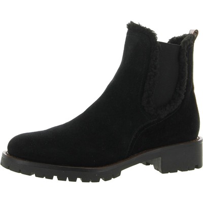 

Sam Edelman Женские Замшевые Ботинки Челси Черный-Слоновая Кость 6 Средний (B,M) BHFO 4081, BHFO