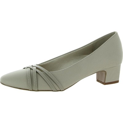 

Женские бежевые текстурированные туфли-лодочки без шнуровки Easy Street на каблуке 8,5, средний (B,M) BHFO 4826, Бежевый