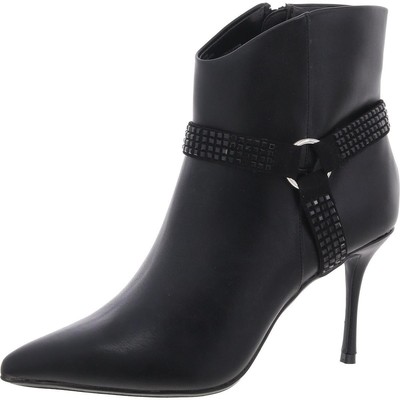Thalia Sodi Womens Reesie Black Ankle Boots Shoes 10 Medium (B,M) BHFO 2187