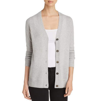 Женский свитер-кардиган Grandfather серого кашемирового цвета под собственной торговой маркой XS BHFO 0449