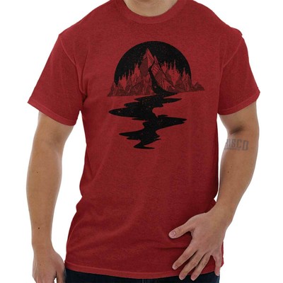 Mountain Bleeding Stars Mother Nature Spirit Womens or Mens Crewneck T Shirt Tee