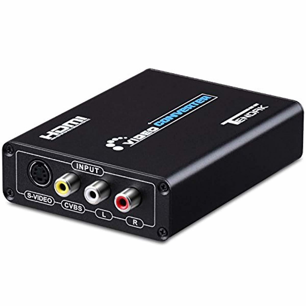 CVBS Composite SVideo Audio To HDMI Converter Adapter, TV Input/Output