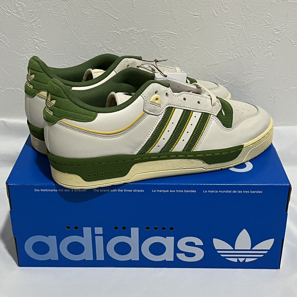

[FZ6318] Мужские кроссовки Adidas Originals Rivalry Low 86 Chalk White/Green *NEW*, adidas Rivalry