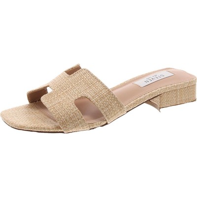 Steven New York Womens Hutchy Beige Slide Sandals 5.5 Medium (B,M) BHFO 4523