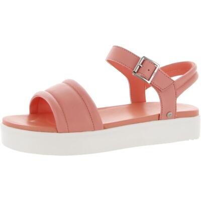 

Женские угги Zayne Розовые кожаные туфли с пряжкой и ремешком на щиколотке 9, средний (B,M) BHFO 4804, Starfish pink, Zayne