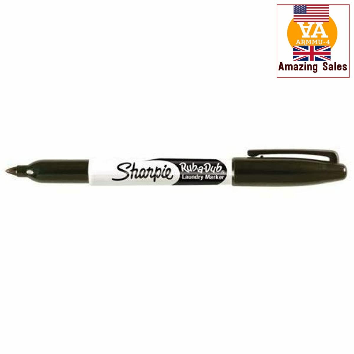 2 X Sharpie Rub A Dub Laundry Permanent Marker Uniform Fabric Clothing Fine Ebay