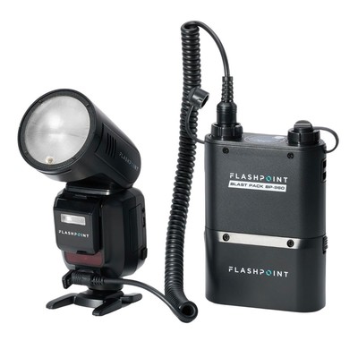 Flashpoint X100 TTL R2 On Camera Flash With BP-960 External Power Pack For Canon