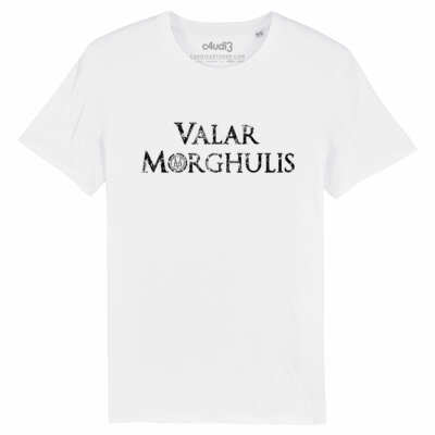 T-shirt adulte VALAR MORGHULIS Arya Stark Game of Thrones - House of the Dragon