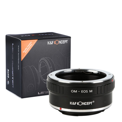 K&F Concept adapter for Olympus OM mount lens to Canon EOS M camera M1 M3 M5