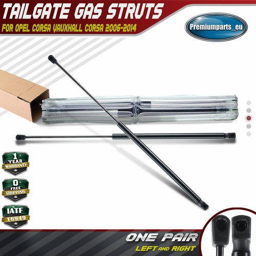 2x Tailgate Boot Gas Struts for Vauxhall Opel Corsa 20062014 Hatchback
