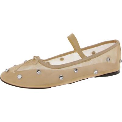 Loeffler Randall Womens Leonie Tan Casual Ballet Flats 7 Medium (B,M) BHFO 5021