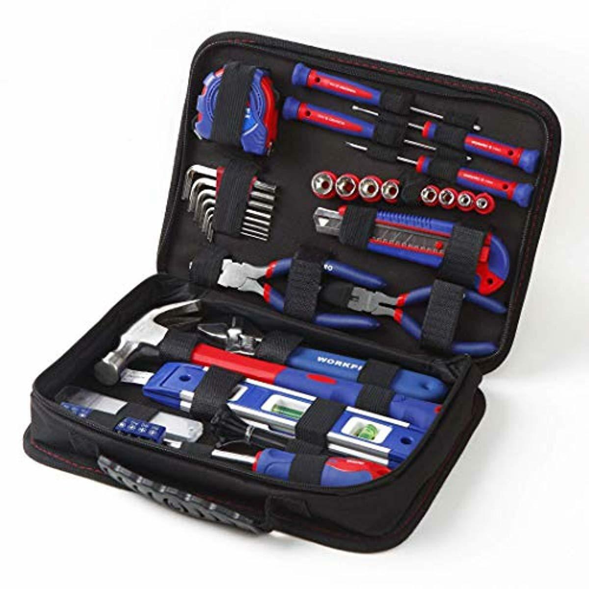 Workpro Piece Kitchen Drawer Home Tool Kit Home Repair Tool Set Ebay