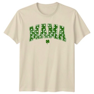 Mama Saint Patricks Day Mother Family Mens Womens Graphic Tee