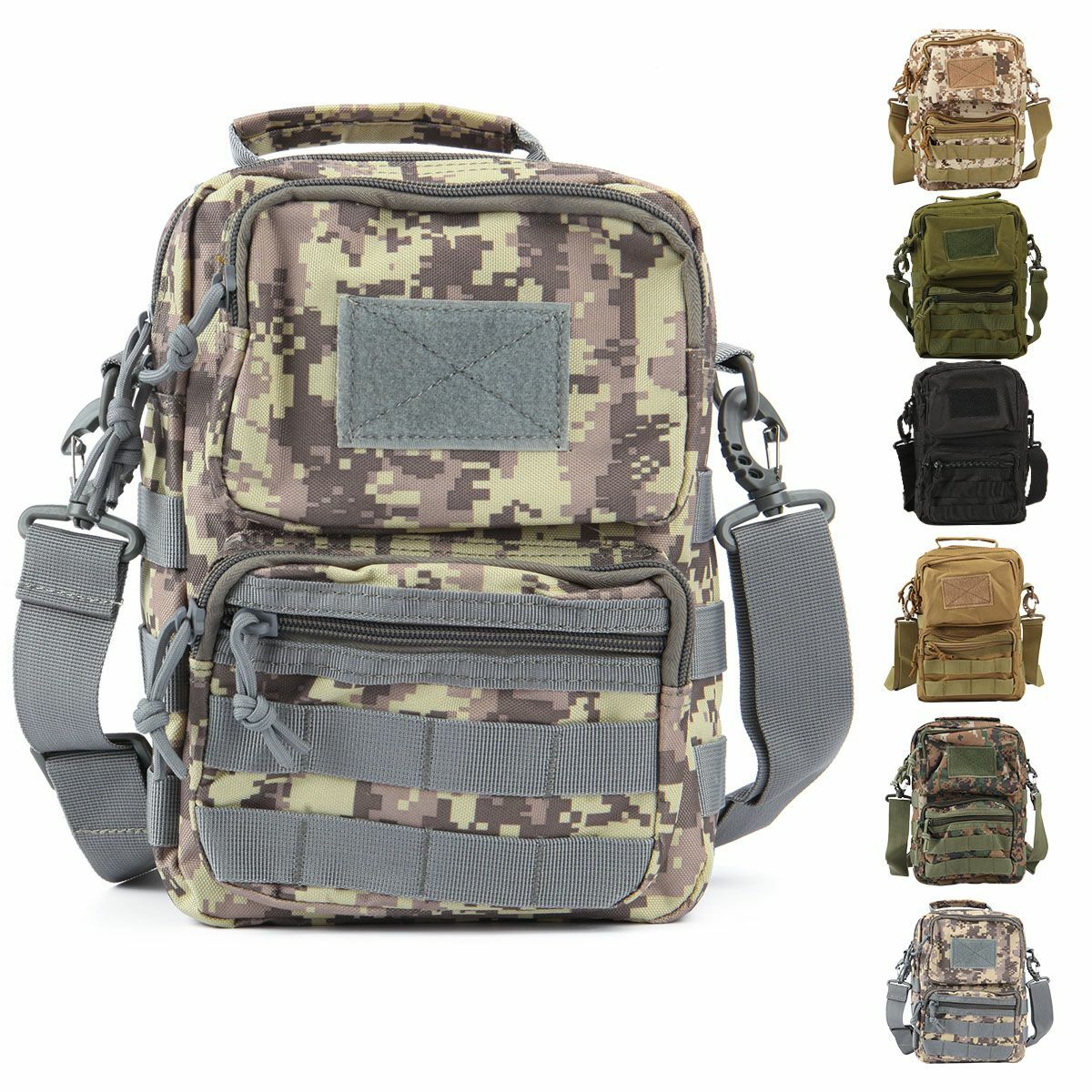 Messenger Bag Military Sling Shoulder Pack Camping Hiking