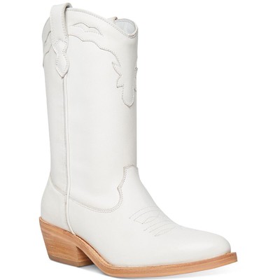 Женские ботинки Steve Madden Laredo White Cowboy, ботинки Western 6 Medium (B,M) BHFO 6730